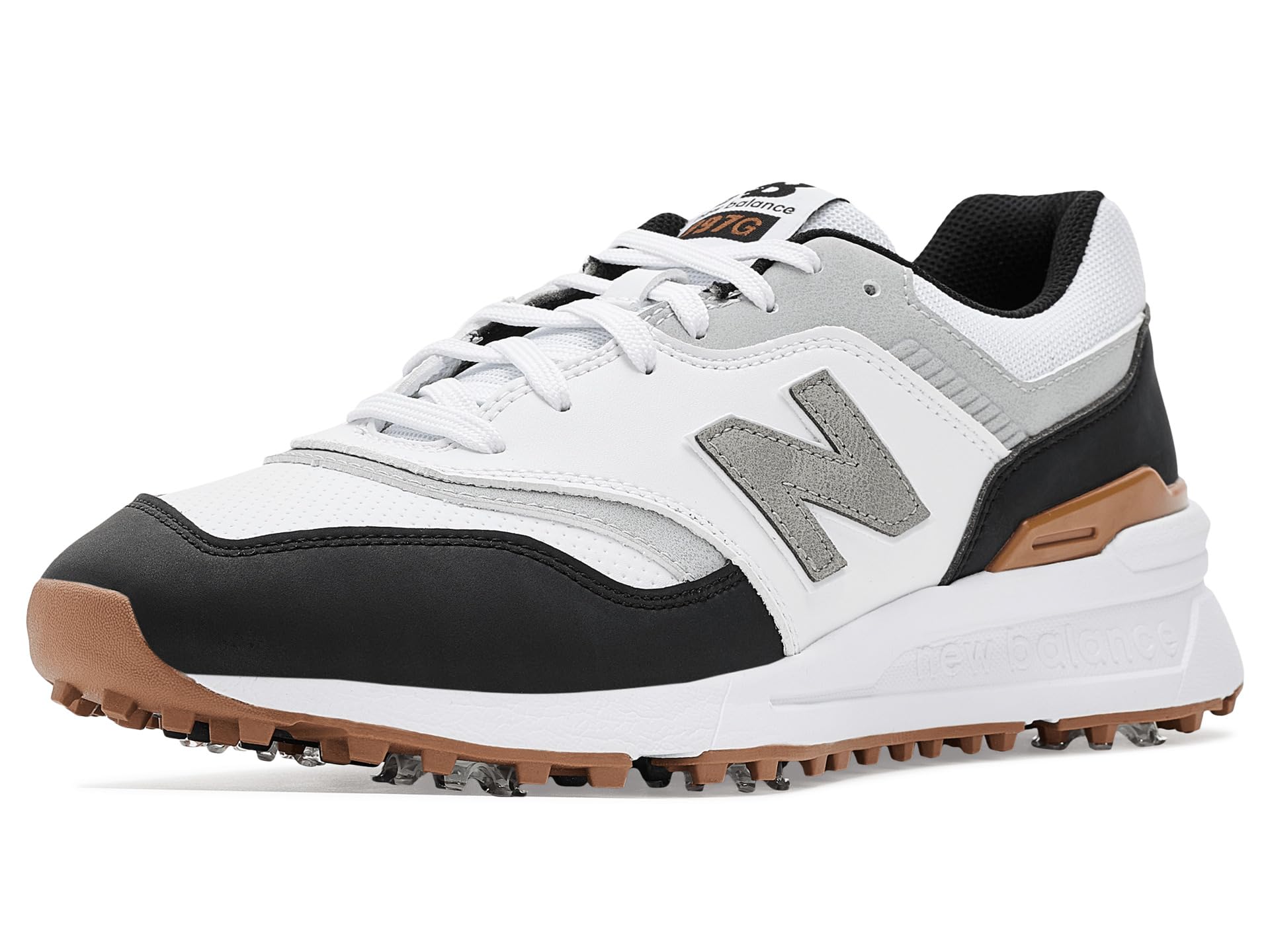 New Balance ゴルフシューズ 997SLホワイト/ブラック Amazon | New Balance メンズ 997 ゴルフ, ホワイト/ブラック, 15 Wide